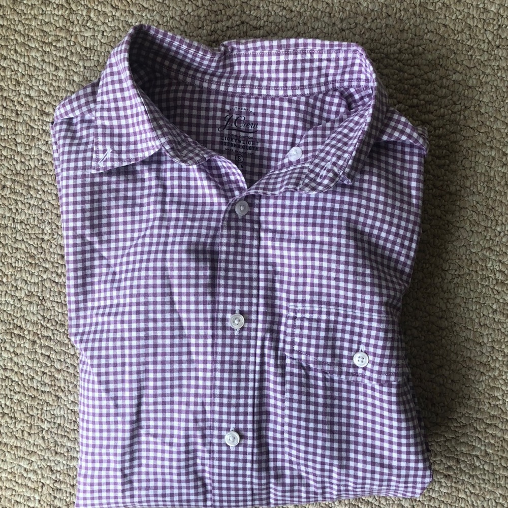 J. Crew lightweight oxford cotton button up slim